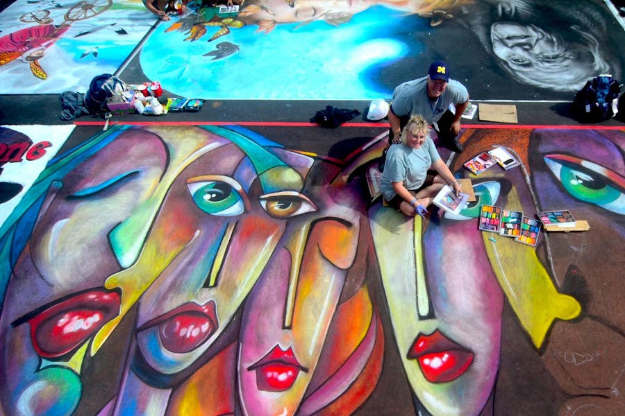 Sarasota Chalk Festival 2022 in Venice Florida